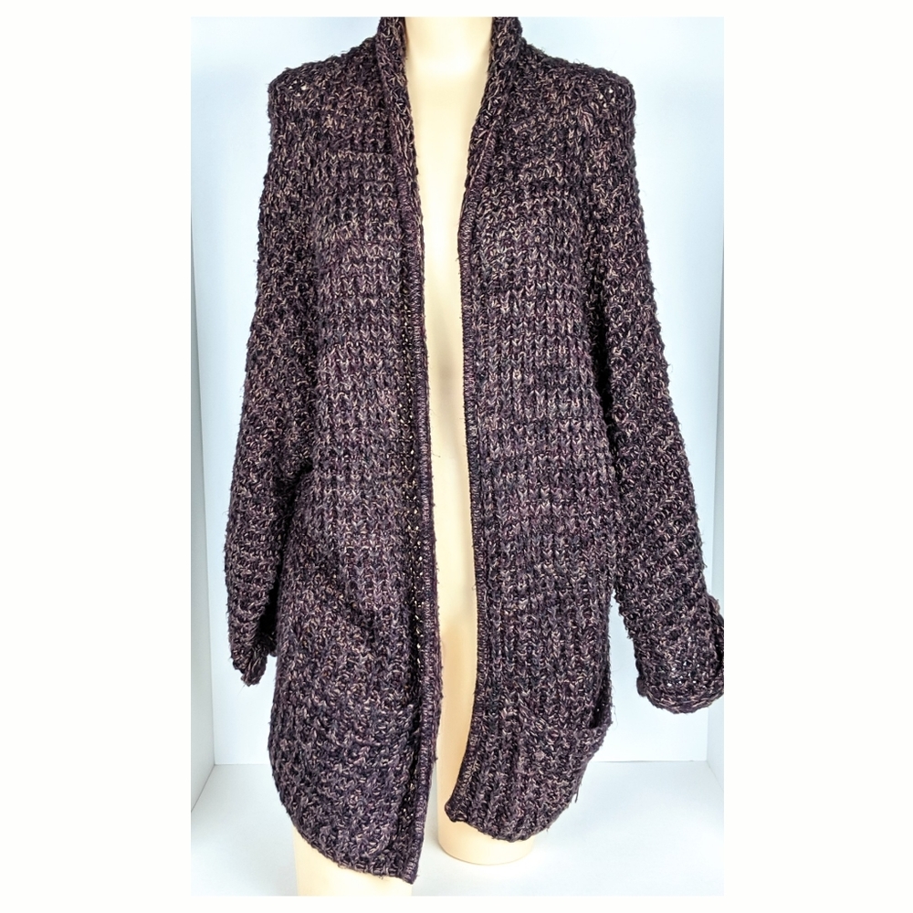 Maurice's Open Knit Cardigan Sweater Size XL